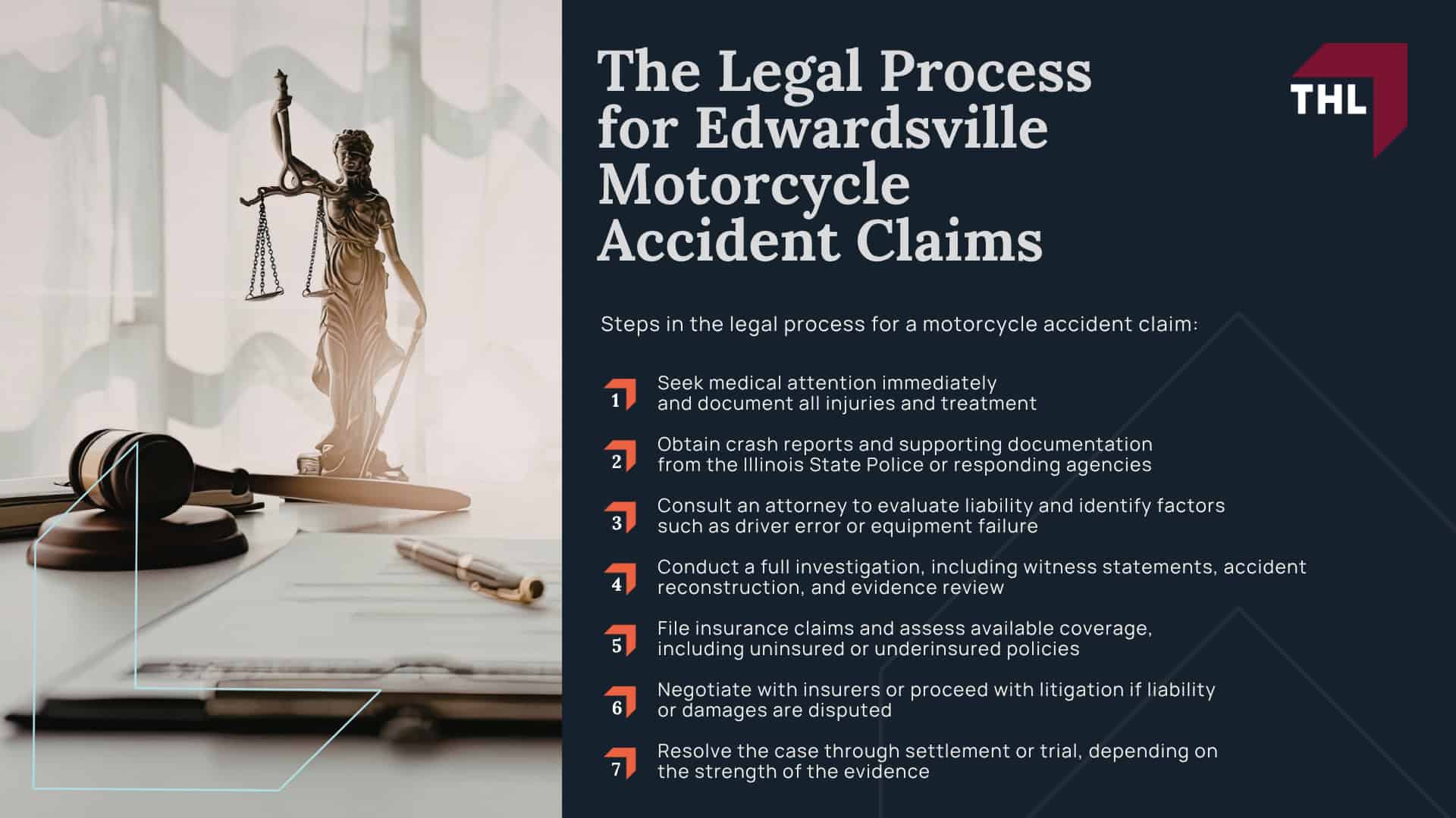 Meet Our Edwardsville IL Motorcycle Accident Lawyers; How Much Does it Cost to Hire a Motorcycle Accident Lawyer; What to Do Immediately After a Motorcycle Accident in Edwardsville; Gathering Evidence for Motorcycle Accident Claims; Damages in Motorcycle Accident Cases; The Legal Process for Edwardsville Motorcycle Accident Claims