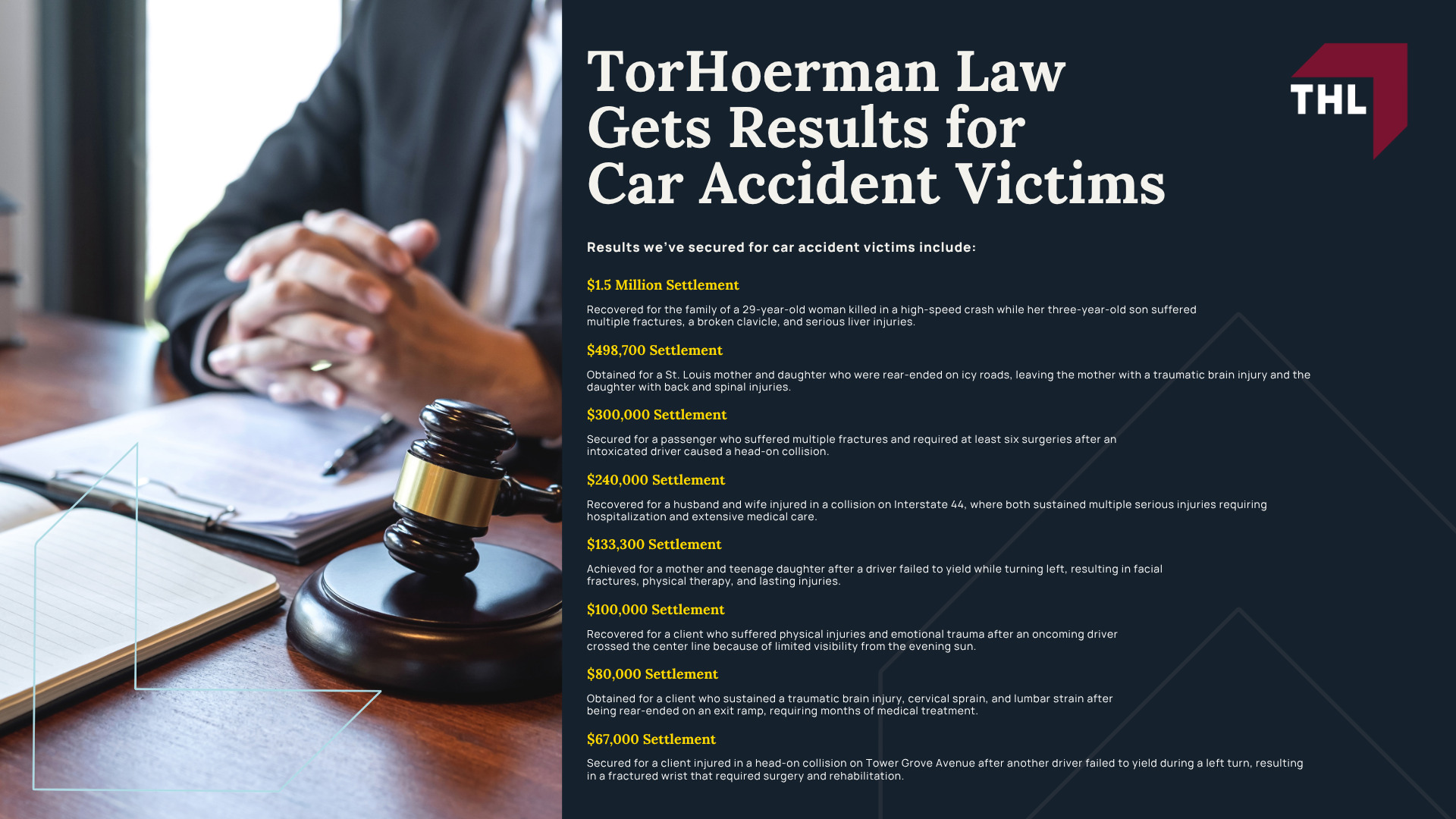 Why Choose TorHoerman Law for Your St. Louis Car Accident Case; TorHoerman Law Gets Results for Car Accident Victims