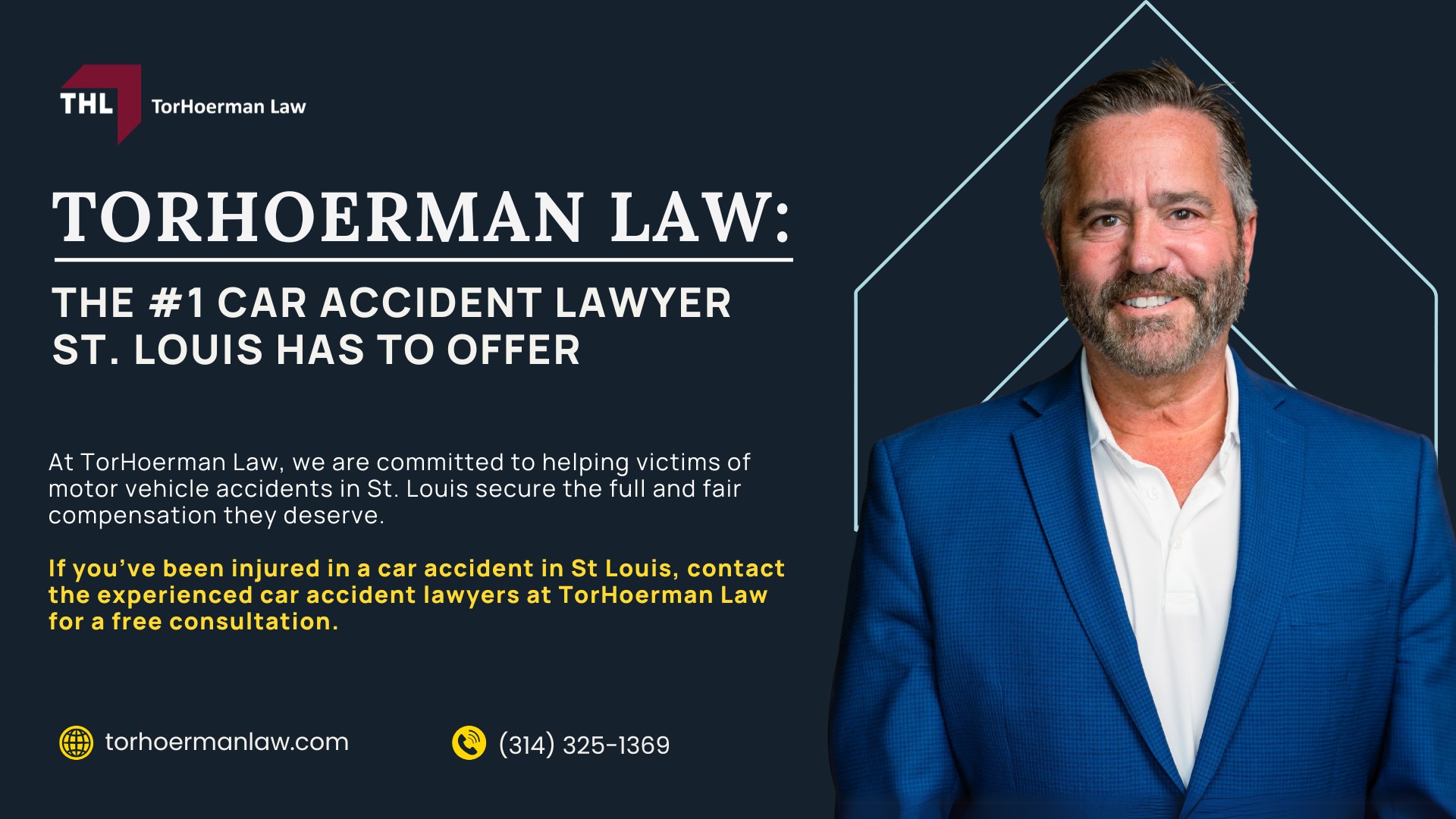 How Can Our St Louis Car Accident Attorneys Help You; Meet Our St Louis Car Accident Attorneys; Our Founder and Experienced St. Louis Car Accident Lawyer_ Tor Hoerman; Our St. Louis Car Accident Lawyers Get Results; TorHoerman Law Provides a Hands-Off Approach to Your Car Accident Case; How Much Does it Cost to Hire a St Louis Car Accident Attorney from TorHoerman Law; What to Do After a Car Accident in St. Louis; Gathering Evidence of Daycare Abuse or Injuries; Assessing Damages in Your Personal Injury Case; How Long Do You Have to File a Motorcycle Accident Lawsuit in Missouri; The Legal Process for Missouri Car Accident Claims; How Long Do I Have to File a Car Accident Injury Claim in St. Louis; Common Car Accident Injuries and Their Causes; Car Accidents in St Louis By The Numbers; TorHoerman Law_ Experienced St Louis Slip and Fall Lawyer