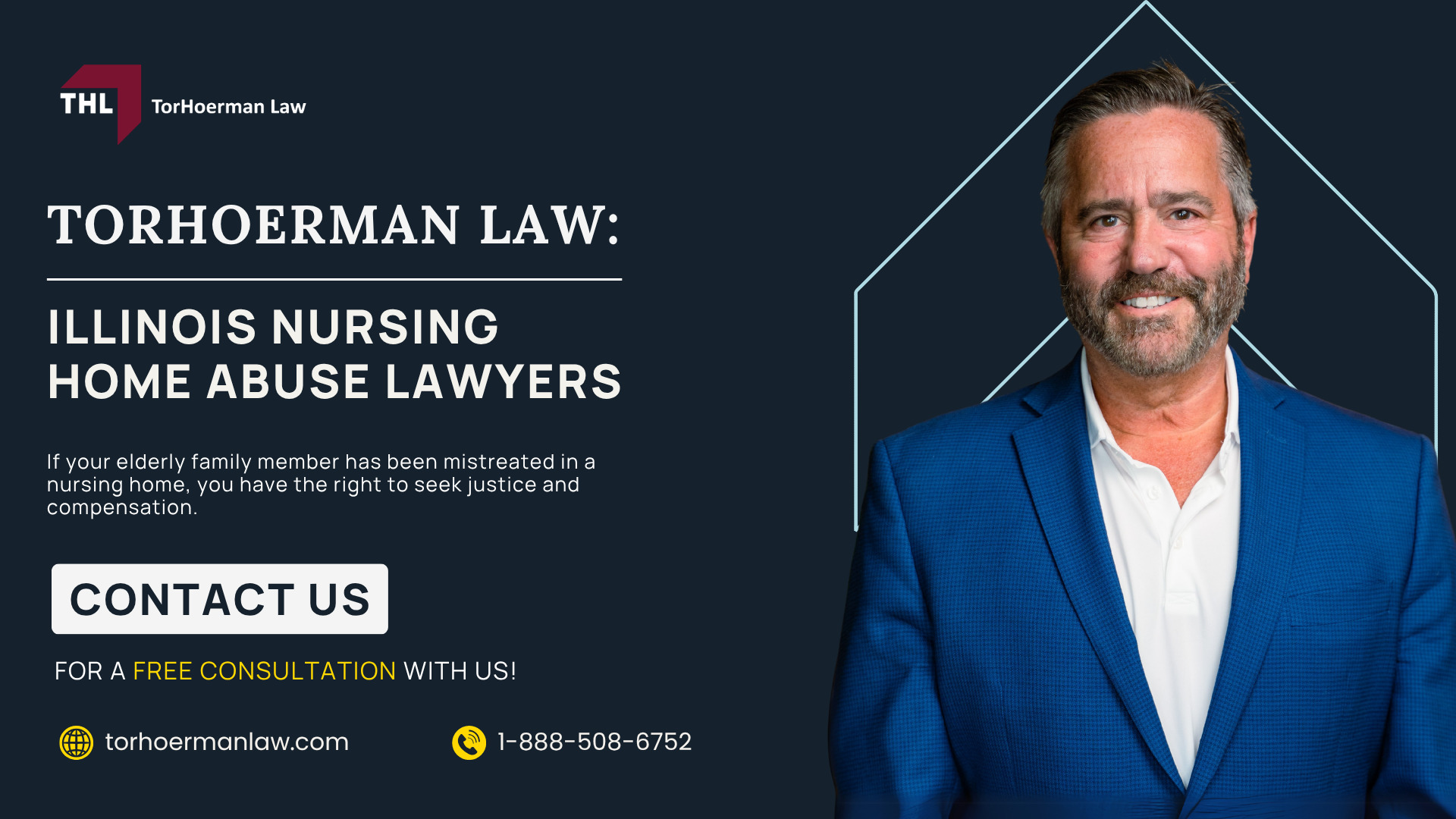 Meet Our Chicago Nursing Home Abuse Lawyers; Our Founder and Experienced Nursing Home Abuse Lawyer_ Tor Hoerman; How Much Does it Cost to Hire a Nursing Home Abuse Attorney from THL; What To Do If You Suspect Abuse or Neglect in Illinois Nursing Homes; How to Report Nursing Home Abuse in Chicago and Illinois; Common Evidence in Nursing Home Abuse Cases; Damages in a Nursing Home Abuse Lawsuit; The Legal Process for a Nursing Home Abuse Case in Chicago; Types of Nursing Home Abuse, Neglect, and Mistreatment Explained; TorHoerman Law_ Illinois Nursing Home Abuse Lawyers