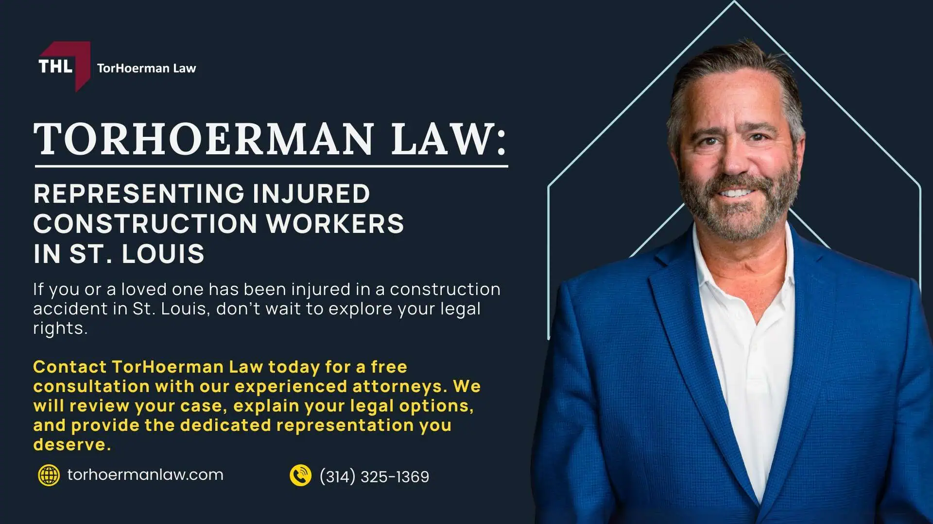 STL Construction Workers Face an Increased Risk of Serious Injuries and Wrongful Death; Common Construction Injuries; How Do I File a Complaint against a St Louis Construction Company; STL Construction Workers Face an Increased Risk of Serious Injuries and Wrongful Death; Common Construction Injuries; How Do I File a Complaint against a St Louis Construction Company; How to File a St Louis Workplace Whistleblower Complaint; Types of Construction Accident Lawsuit Claims; Do You Qualify for a Construction Accident Lawsuit; TorHoerman Law_ Representing Injured Construction Workers in St. Louis
