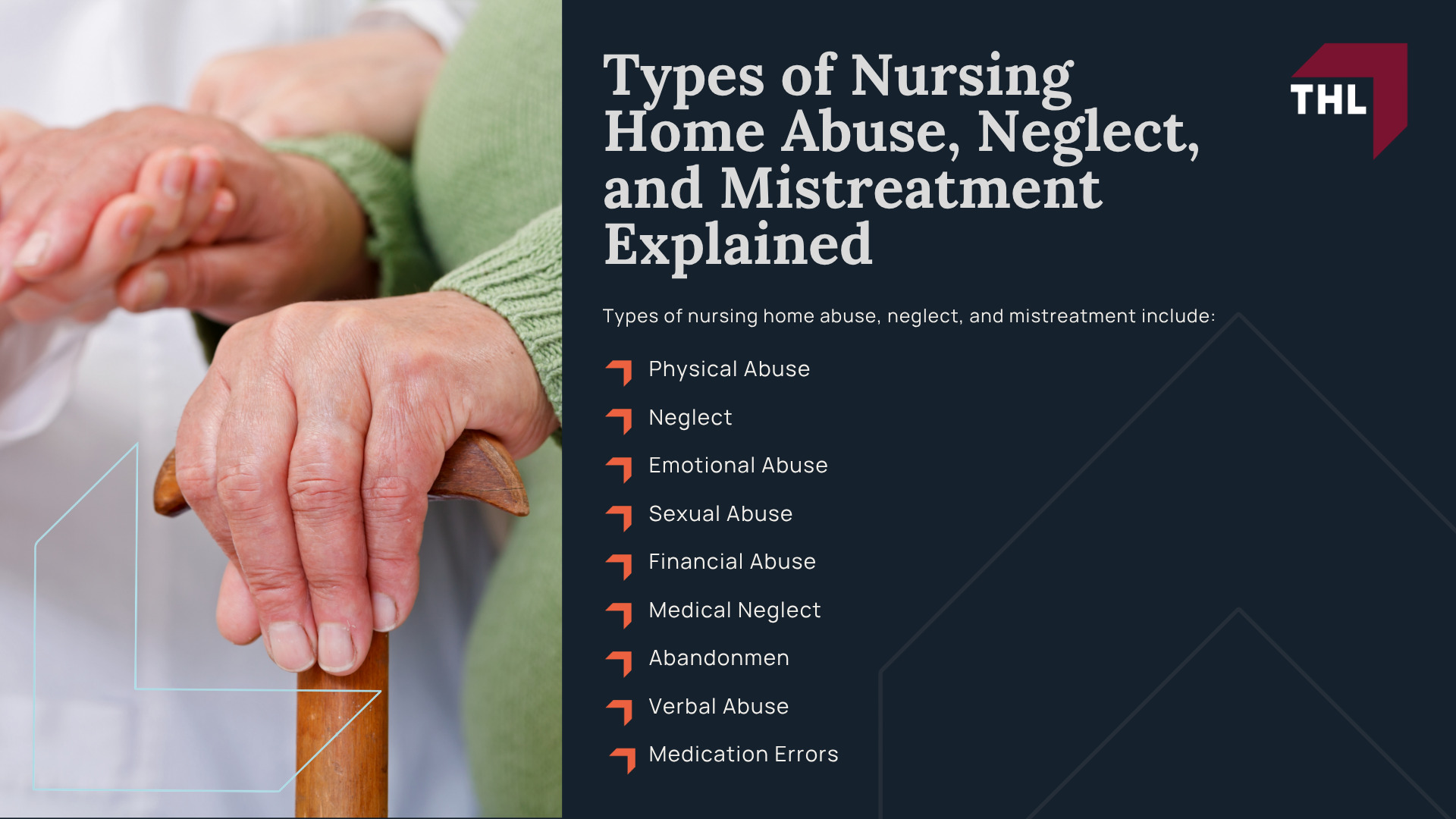 Meet Our Chicago Nursing Home Abuse Lawyers; Our Founder and Experienced Nursing Home Abuse Lawyer_ Tor Hoerman; How Much Does it Cost to Hire a Nursing Home Abuse Attorney from THL; What To Do If You Suspect Abuse or Neglect in Illinois Nursing Homes; How to Report Nursing Home Abuse in Chicago and Illinois; Common Evidence in Nursing Home Abuse Cases; Damages in a Nursing Home Abuse Lawsuit; The Legal Process for a Nursing Home Abuse Case in Chicago; Types of Nursing Home Abuse, Neglect, and Mistreatment Explained
