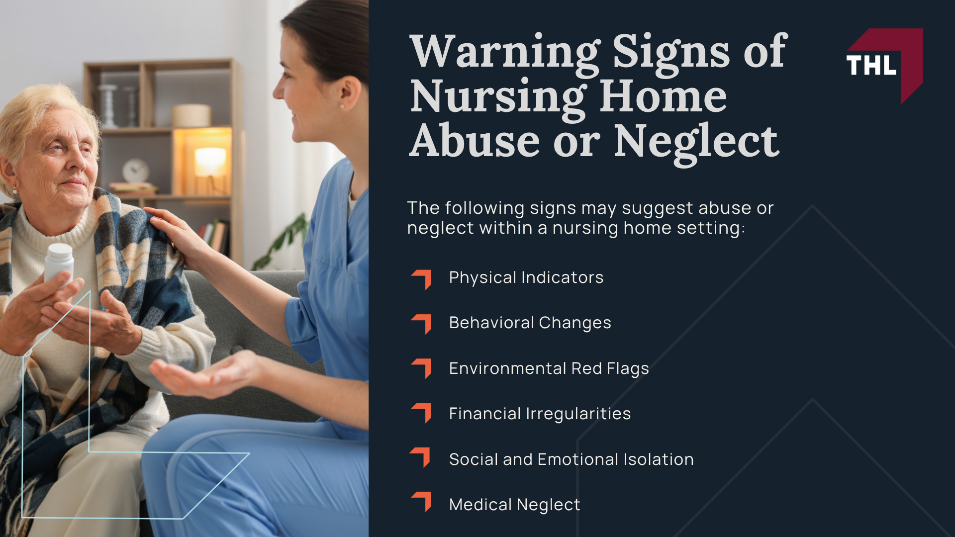 Meet Our Nursing Home Abuse Attorneys; Our Founder_ Tor Hoerman; Spinal Cord Stimulator Lawsuit Overview; Types of Nursing Home Abuse; Types of Nursing Home Neglect; How Common is Nursing Home Neglect and Abuse; Warning Signs of Nursing Home Abuse or Neglect