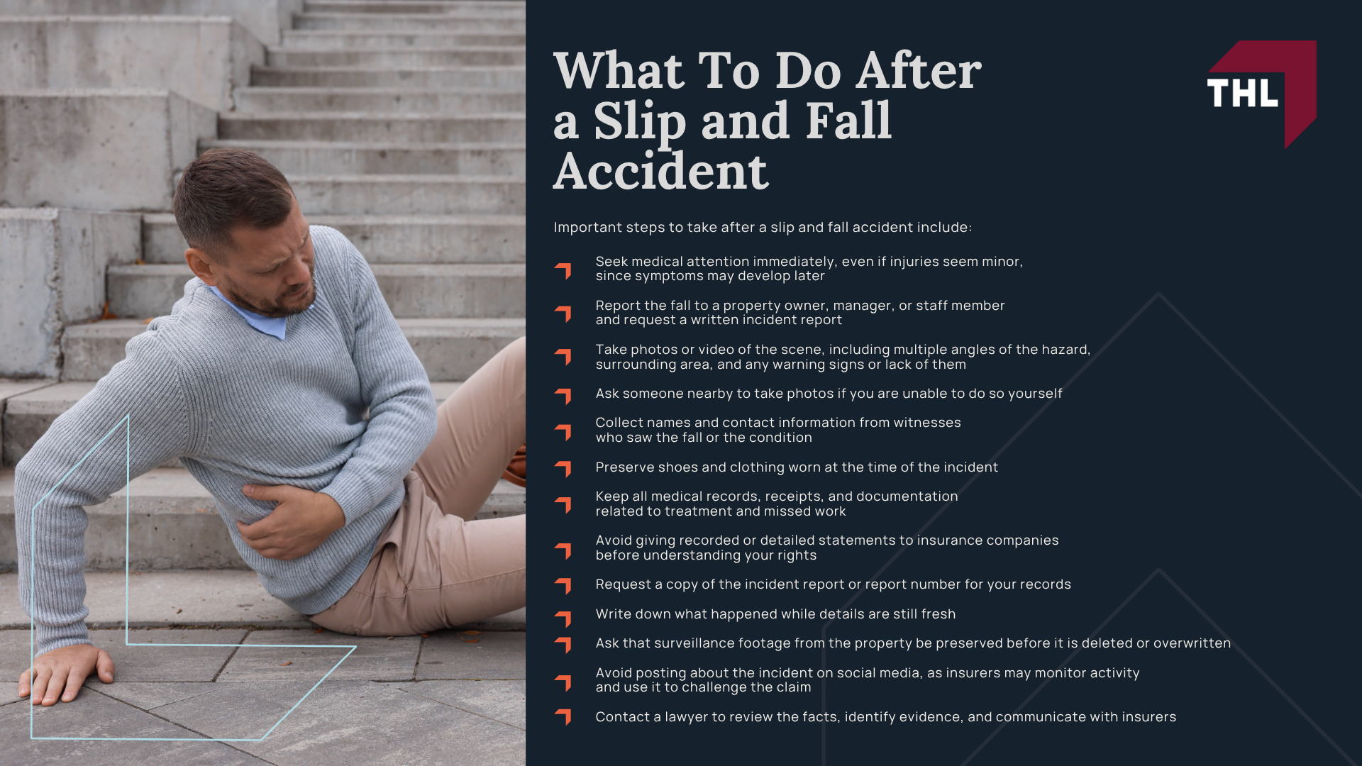 Why Hire an Edwardsville Slip and Fall Lawyer; Do You Have a Slip and Fall Case; Who Can Be Held Liable in a Slip and Fall Claim; What Is a Slip and Fall Claim; Common Causes of Slip and Fall Accidents in Edwardsville; Common Places Slip and Fall Accidents Happen in Edwardsville; Common Injuries in Slip and Fall Cases; What To Do After a Slip and Fall Accident