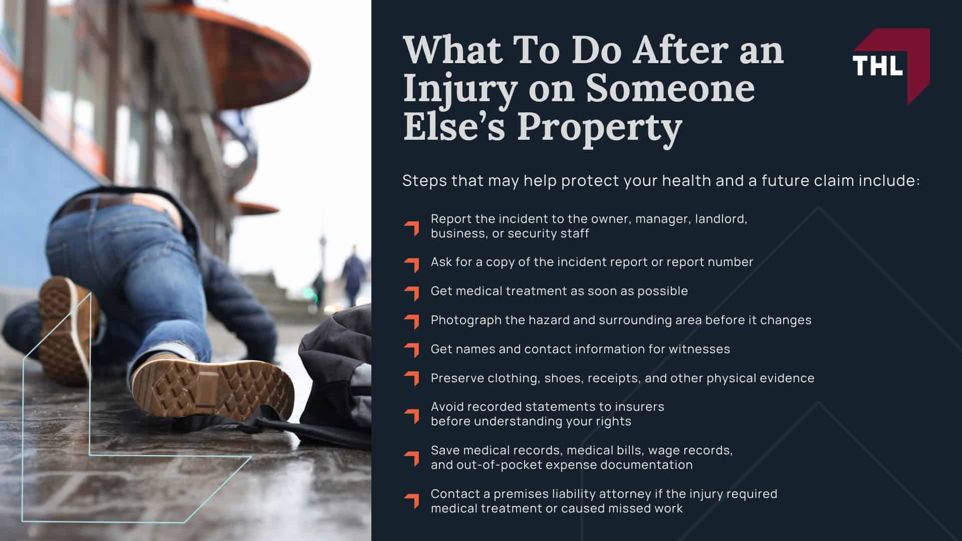 Why Hire a St Louis Premises Liability Lawyer; Do You Have a Premises Liability Case; What Is Premises Liability Law in Missouri; Why Hire a St Louis Premises Liability Lawyer; Do You Have a Premises Liability Case; What Is Premises Liability Law in Missouri; Who Can Be Held Liable in a St Louis Premises Liability Claim (2); Do You Qualify for a St Louis Premises Liability Lawsuit?; Evidence in Premises Liability Cases; Damages in Premises Liability Lawsuits; Missouri Laws That Can Affect Your Claim; What To Do After an Injury on Someone Else’s Property