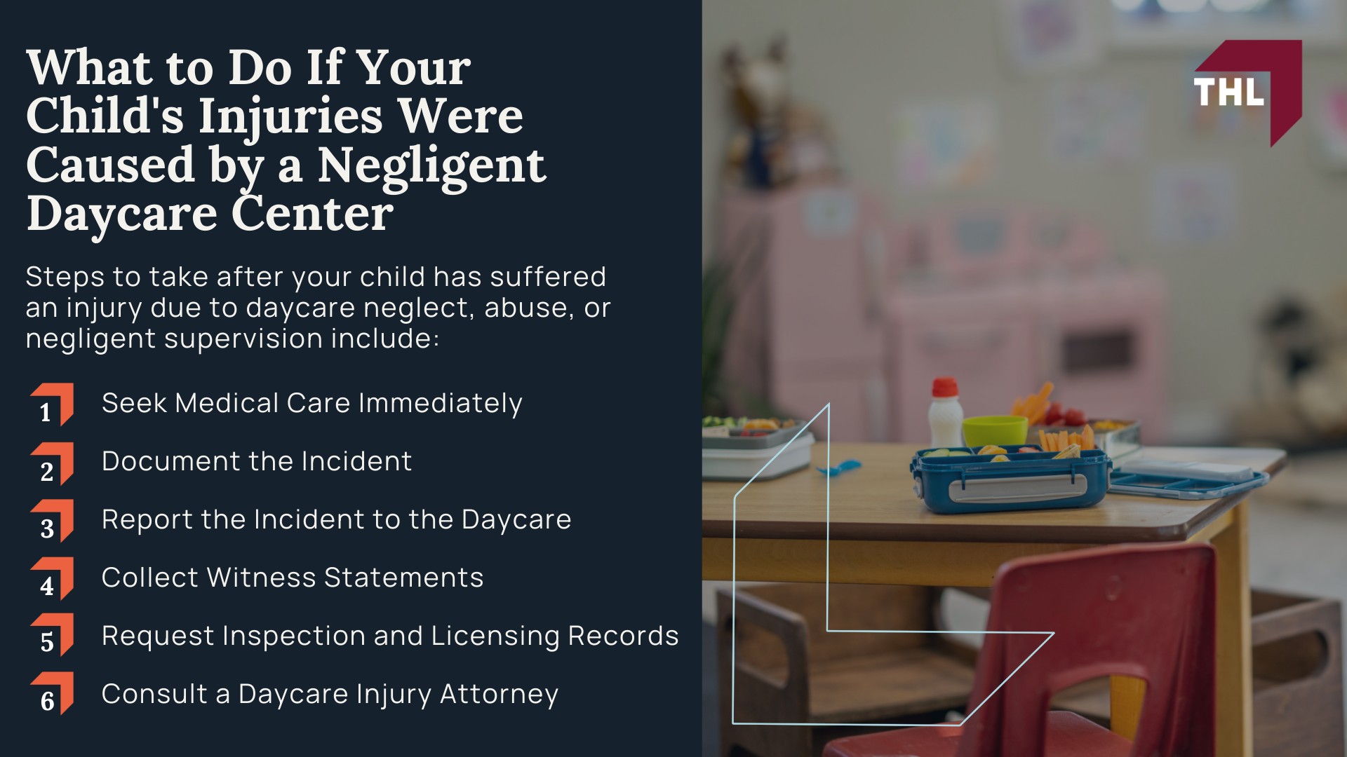 Meet Our St Louis Daycare Injury Attorneys;  Our Founder_ Tor Hoerman; The Legal Process for Daycare Injury Claims in St. Louis; What to Do If Your Child's Injuries Were Caused by a Negligent Daycare Center