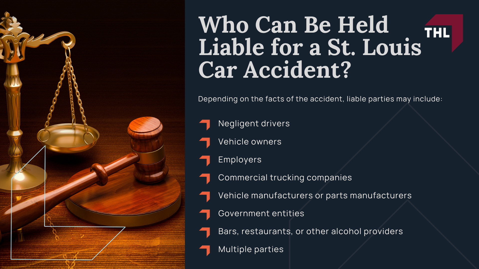 Why Choose TorHoerman Law for Your St. Louis Car Accident Case; TorHoerman Law Gets Results for Car Accident Victims; How Much Does it Cost to Hire a St Louis Car Accident Attorney from TorHoerman Law; What To Do in the First 24 Hours After a Car Accident in St. Louis; What To Do in the First 24 Hours After a Car Accident in St. Louis; The Legal Process for Missouri Car Accident Claims; How Long Do I Have to File a Car Accident Injury Claim in St. Louis; How a St. Louis Car Accident Lawyer from TorHoerman Law Can Help; Gathering Evidence to Prove Liability; Common Injuries After a Car Accident; Common Causes of Car Accidents in St. Louis; Wrongful Death Claims for Fatal Accidents in St. Louis; Who Can Be Held Liable for a St. Louis Car Accident