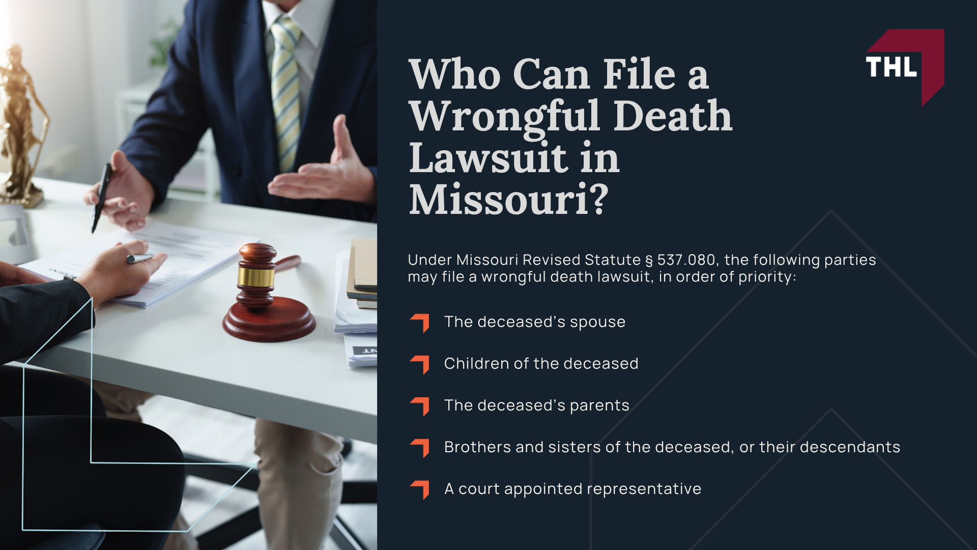 Wrongful Death Claims Compensate Surviving Families; Wrongful Death Claims vs. Survival Actions; Why Choose TorHoerman Law for a Wrongful Death Case; Our St. Louis Wrongful Death Attorneys Get Results; Investigating a Wrongful Death Claim_ Steps and Timeline; Common Fatal Accidents That Lead to Wrongful Death Claims in St. Louis; Who Can File a Wrongful Death Lawsuit in Missouri