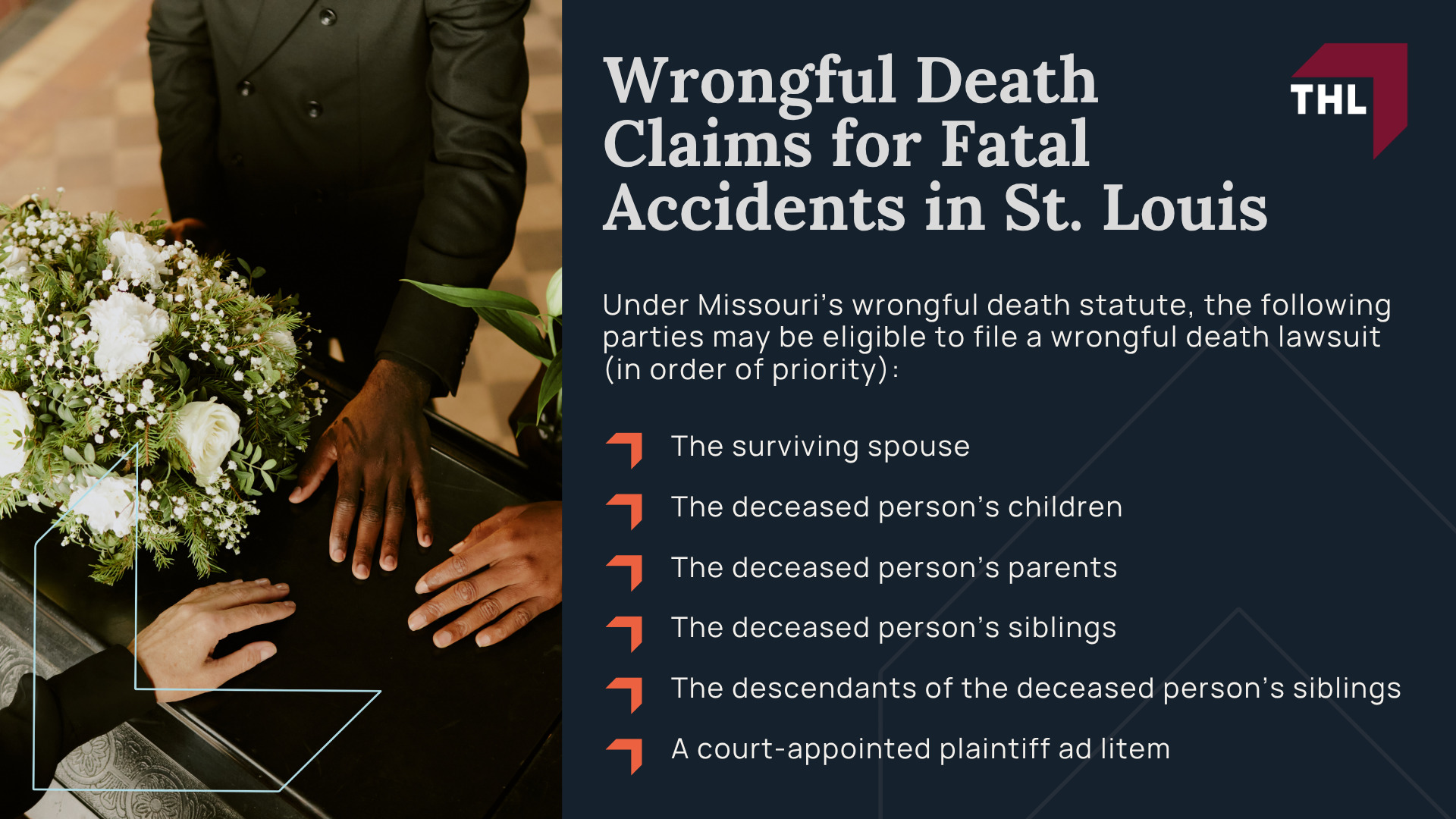 Why Choose TorHoerman Law for Your St. Louis Car Accident Case; TorHoerman Law Gets Results for Car Accident Victims; How Much Does it Cost to Hire a St Louis Car Accident Attorney from TorHoerman Law; What To Do in the First 24 Hours After a Car Accident in St. Louis; What To Do in the First 24 Hours After a Car Accident in St. Louis; The Legal Process for Missouri Car Accident Claims; How Long Do I Have to File a Car Accident Injury Claim in St. Louis; How a St. Louis Car Accident Lawyer from TorHoerman Law Can Help; Gathering Evidence to Prove Liability; Common Injuries After a Car Accident; Common Causes of Car Accidents in St. Louis; Wrongful Death Claims for Fatal Accidents in St. Louis