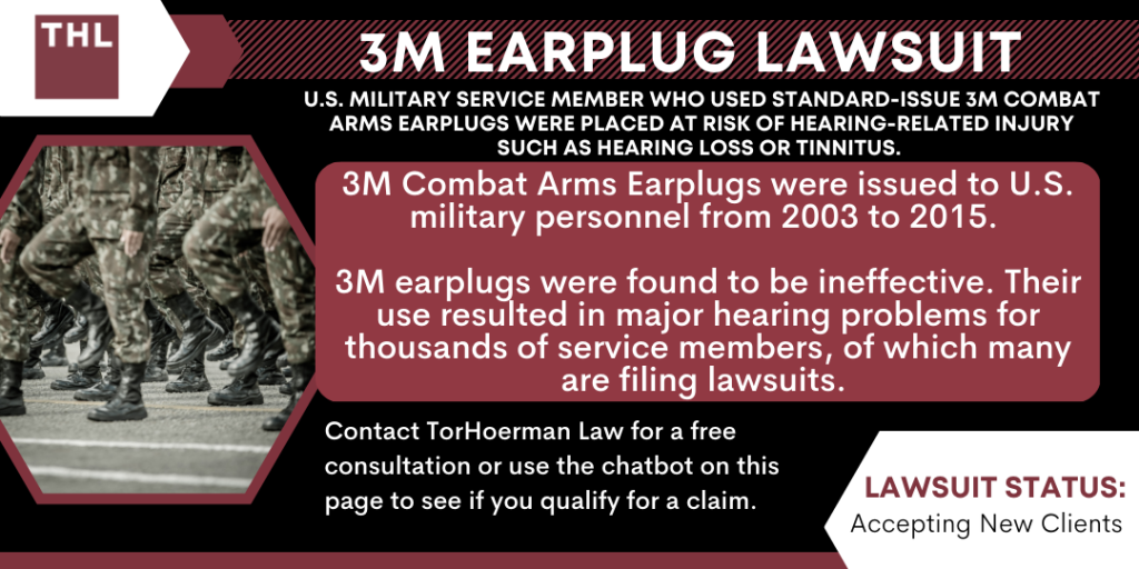 3M Earplugs Lawsuit; 3M Ear Plugs Lawsuit; 3M CombatArms Earplugs Lawsuit; 3M Combat Arms Earplug Lawsuit; 3M Ear Plug Lawsuit
