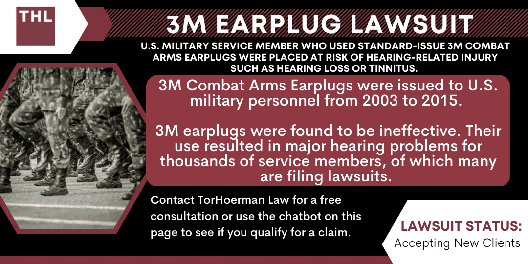 3M Combat Arms Earplugs Lawsuit Hearing Loss & Tinnitus Injury Lawyer