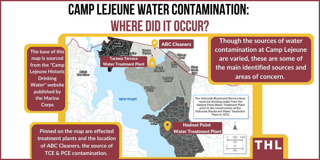 Contamination Maps Map Nc Map Camp Lejeune vrogue.co