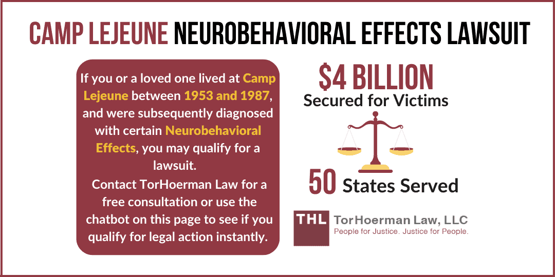 Camp Lejeune Neurobehavioral Effects Lawsuit;