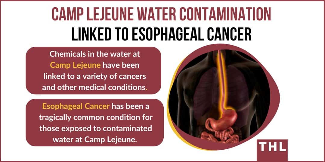 Esophageal cancer linked to contaminated drinking water at camp lejeune