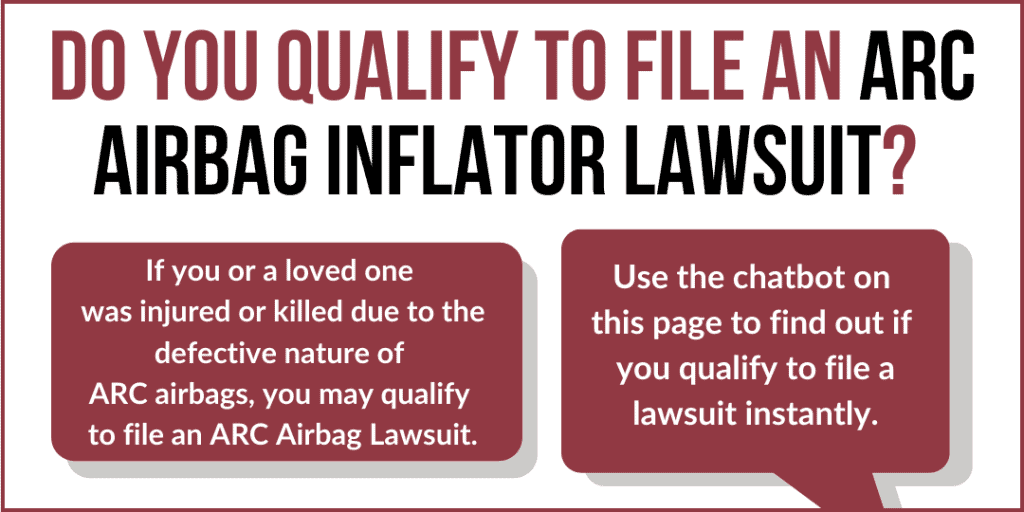 ARC Airbag Lawsuit | Lawsuits Allege ARC Inflators May Explode Upon Impact