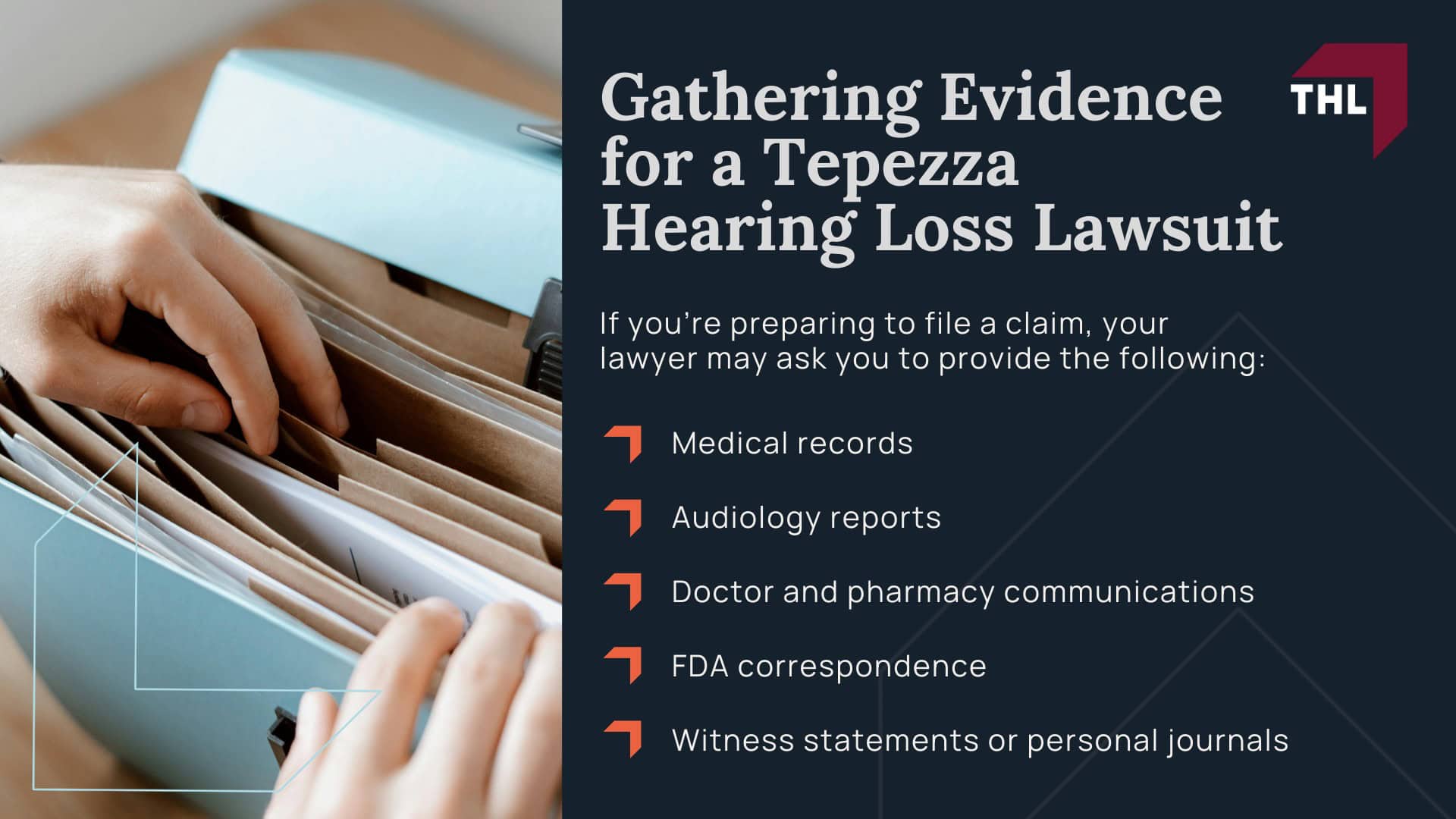 Average Tepezza Settlement Amounts Per Person - Average Tepezza Lawsuit Settlement Amounts - torhoerman law; Average Tepezza Settlement Amounts Per Person - Has There Been a Tepezza Lawsuit Settlement - torhoerman law; Average Tepezza Settlement Amounts Per Person - Factors That Influence a Potential Tepezza Settlement Amount - torhoerman law; Average Tepezza Settlement Amounts Per Person - How Lawyers Evaluate Evidence in Tepezza Hearing Loss Cases - torhoerman law; Tepezza Hearing Loss Side Effects: Some Patients Have Suffered Permanent Hearing Damage; Average Tepezza Settlement Amounts Per Person - What Hearing Problems Might Tepezza Cause - torhoerman law; Average Tepezza Settlement Amounts Per Person - Other Tepezza Side Effects - torhoerman law; Do You Qualify for the Tepezza Hearing Loss Lawsuit; Average Tepezza Settlement Amounts Per Person - Gathering Evidence for a Tepezza Hearing Loss Lawsuit - torhoerman law