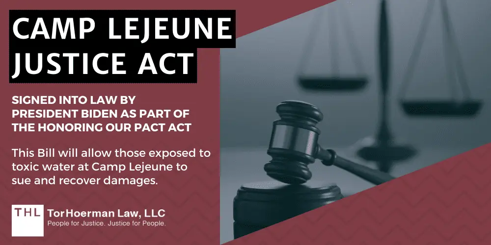 The Camp Lejeune Justice Act: Helping those Exposed to Camp Lejeune's Contaminated Water Supply