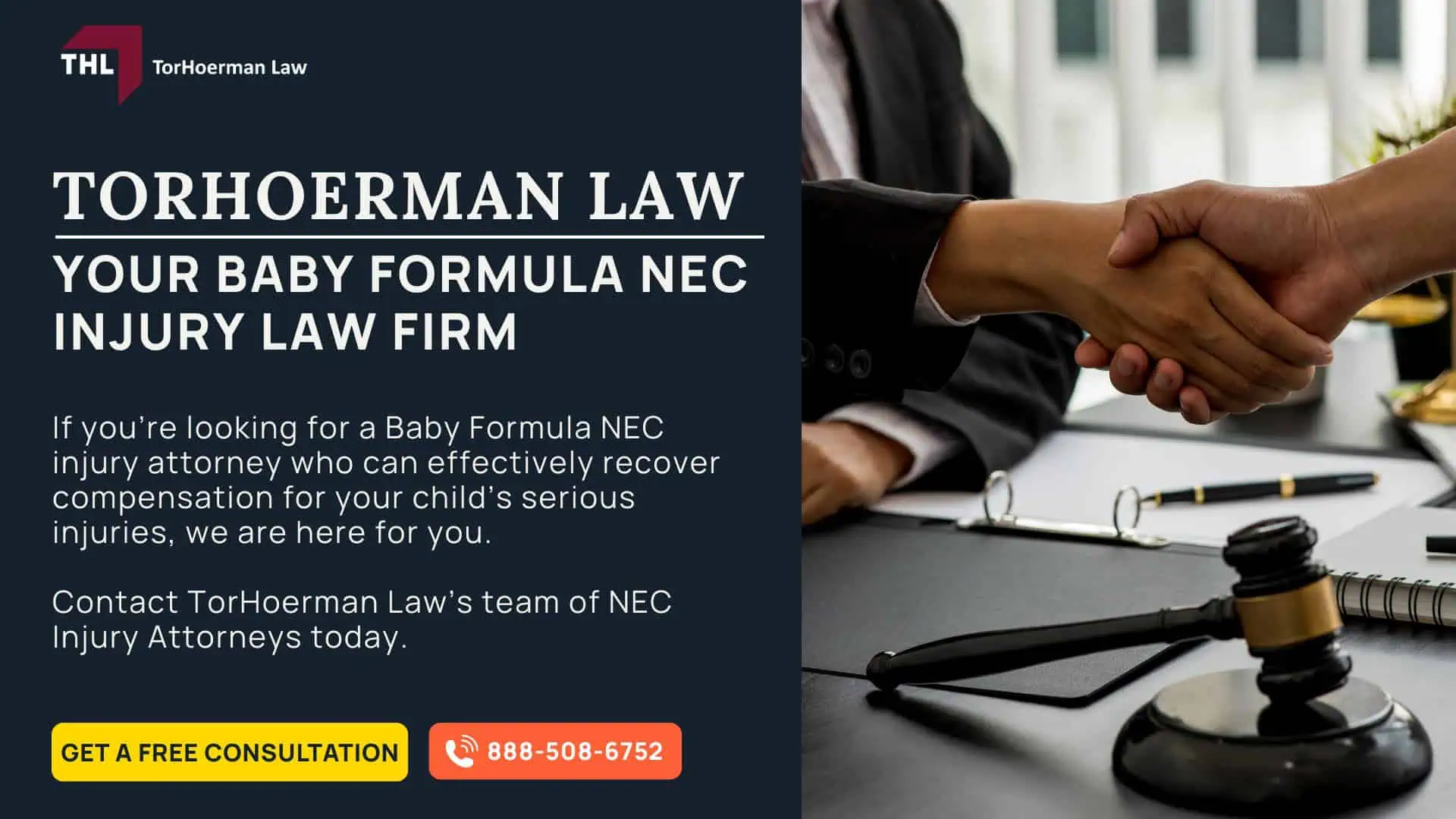 An Overview of the NEC Baby Formula Lawsuits; What Baby Formula Manufacturers are Facing NEC Infant Formula Lawsuits?; The Impact of NEC on Families; Resources for Families Affected by NEC; TorHoerman Law Obtains $495 Million Verdict in NEC Baby Formula Trial Against Abbott Laboratories; Gathering Evidence for Toxic Baby Formula NEC Lawsuits; Damages in Baby Formula NEC Lawsuits; Why Choose TorHoerman Law for Your NEC Lawsuit? CLOSING GRAPHIC - BABY FORMULA NEC LAWSUIT PAYOUT & SETTLEMENTS - TOXIC BABY FORMULA NEC LAWSUITS - TORHOERMAN LAW