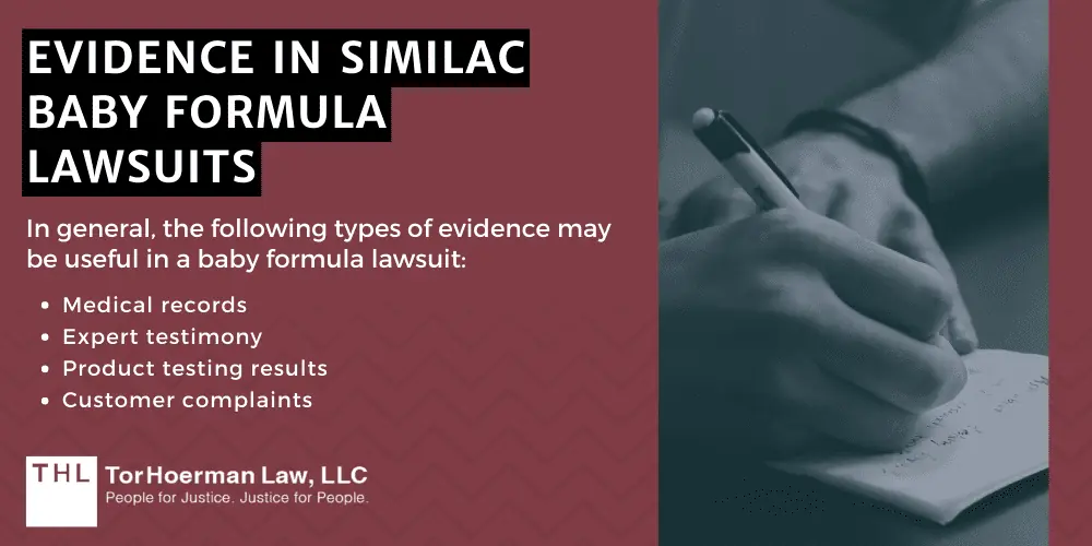 Evidence in Similac Baby Formula Lawsuits