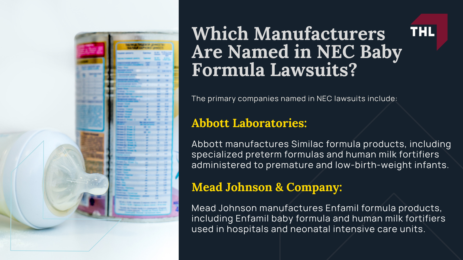 NEC Lawsuit Payout Info_ What is the Average Settlement Amount; Understanding the Range of Potential NEC Lawsuit Settlement Amounts; $50,000–$150,000; An Overview of the NEC Baby Formula Lawsuits; Which Manufacturers Are Named in NEC Baby Formula Lawsuits