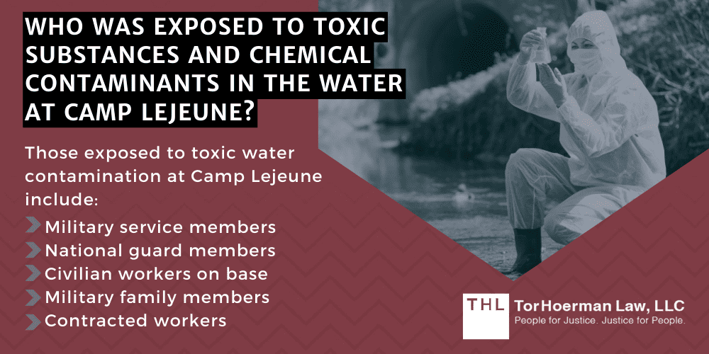 Who Was Exposed to Toxic Substances and Chemical Contaminants in the Water at Camp Lejeune?