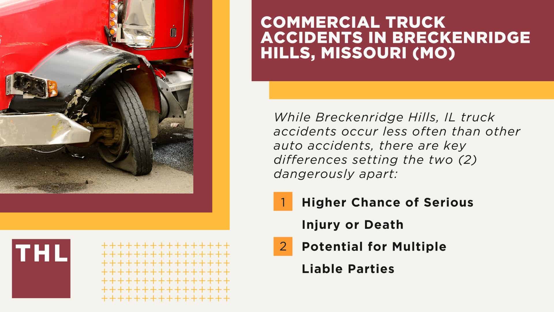 The #1 Breckenridge Truck Accident Lawyer, 6 Questions to Ask When Hiring a Breckenridge Hills Truck Accident Lawyer; Commercial Truck Accidents in Breckenridge Hills, Missouri (MO)