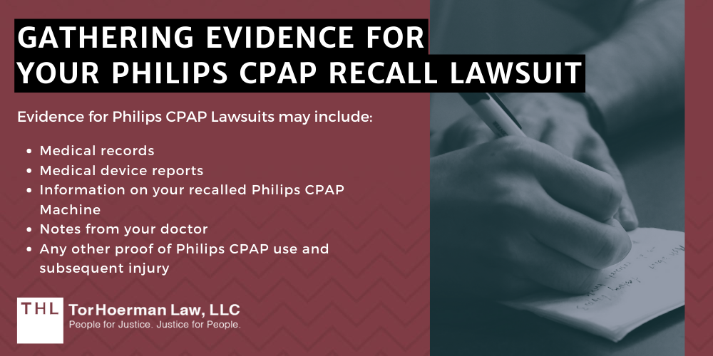 Gathering Evidence for Your Philips CPAP Recall Lawsuit