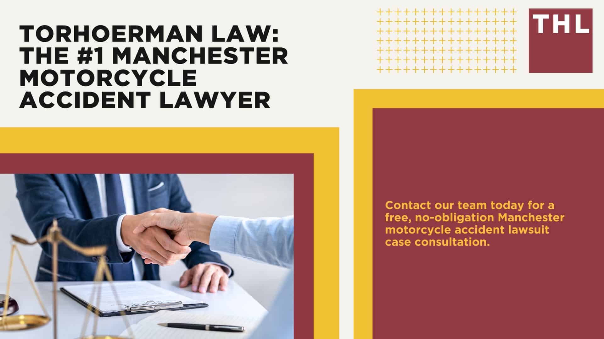 The #1 Manchester Motorcycle Accident Lawyer; Manchester Motorcycle Laws; Manchester Motorcycle Accident Statistics; Manchester Motorcycle Laws; Missouri Motorcycle Helmet Laws; Common Causes of Motorcycle Accidents in Manchester, Missouri; What Is An At-Fault State; Common Motorcycle Injuries; Benefits Of Motorcycle Injury Lawyer; How Long Do I Have To File A Lawsuit; Determine Fault In A Motorcycle Accident; How much is my accident worth; TORHOERMAN LAW The #1 Manchester Motorcycle Accident Lawyer