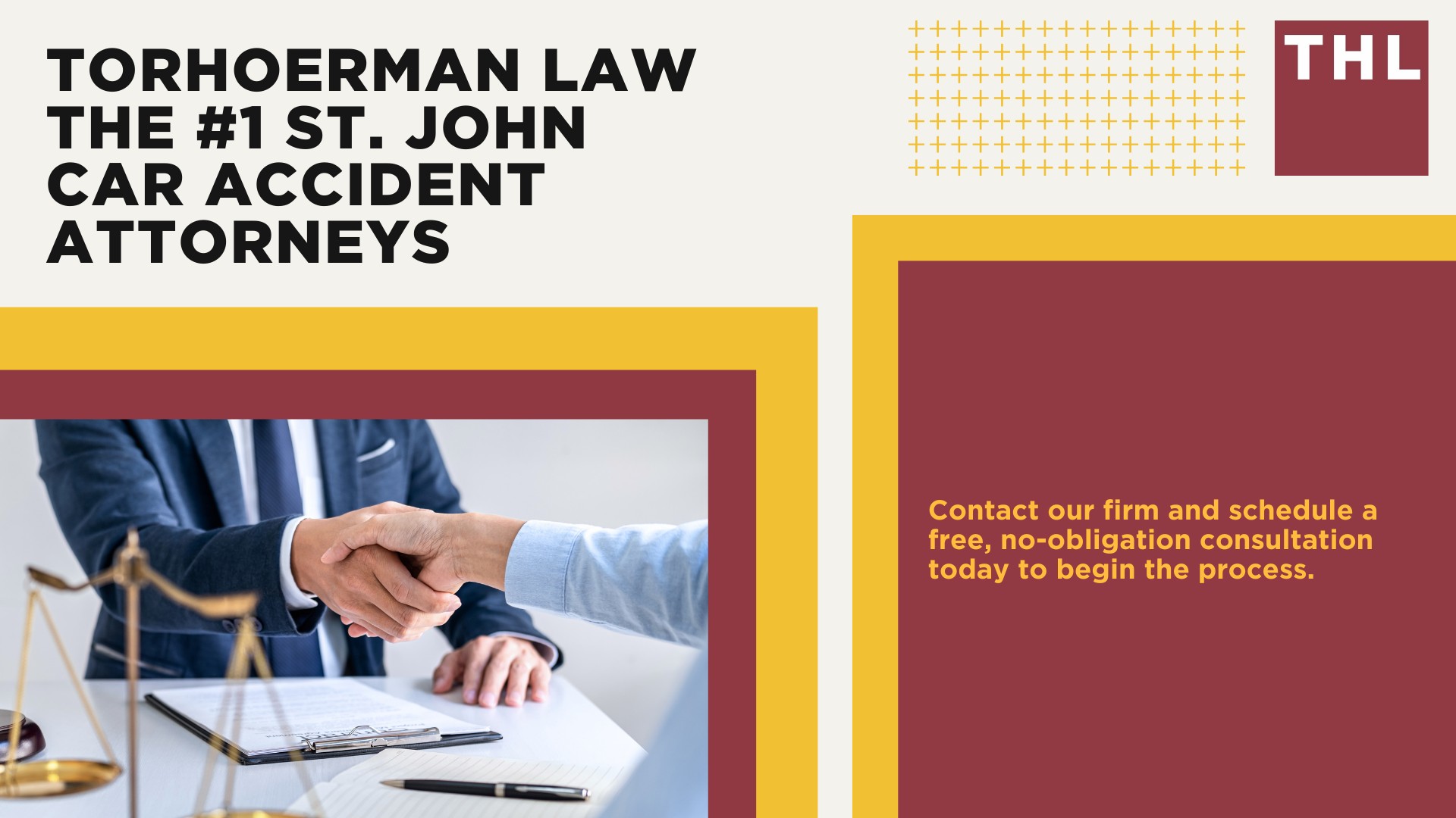 The #1 St. John Car Accident Lawyer; Involved in a Car Accident in St. John, MO; St. John Car Accident Statistics; What to Do After a Car Accident in St. John; What Are the Most Common Causes of Car Accidents in St. John, MO; What Are the Most Common Car Accident Injuries in St. John, Missouri (MO); Hiring a St. John Car Accident Attorney; TORHOERMAN LAW The #1 St. John Car Accident Attorneys