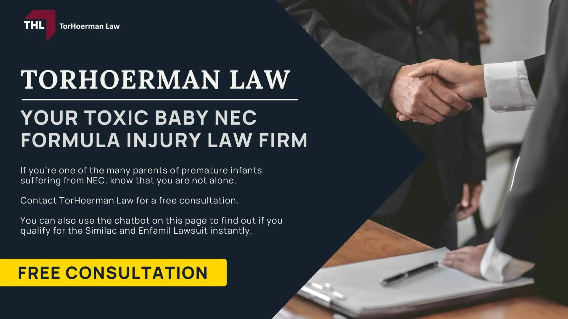 What is the NEC Baby Formula Lawsuit?; What are the Baby Formula Brands Mentioned in the NEC Lawsuits?; TorHoerman Law Secures $495 Million in Premature Infant Formula Trial; Information on Necrotizing Enterocolitis (NEC); Cow's Milk Based Formulas Linked to Necrotizing Enterocolitis (NEC); The Cost of NEC: What Difficulties Do Families Face?; Do You Qualify To File a Baby Formula Lawsuit?; Gathering Evidence for Your Baby Formula Lawsuit; Damages in NEC Infant Formula Lawsuits; TorHoerman Law: Your NEC Baby Formula Lawyers