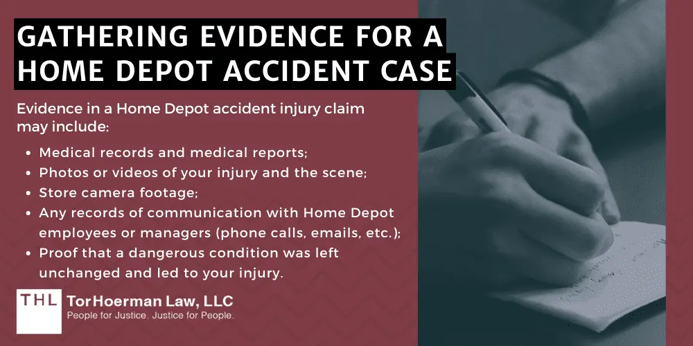 What To Do If You Are Injured While Shopping At Home Depot; What To Do If You Are Injured While Shopping At Home Depot; Home Depot employee incidents; Employee Accidents At Home Depot; Potential Home Depot Accident Injuries; Home Depot injury lawsuit; Hiring a Lawyer for your Home Depot Injury Claim; Gathering Evidence For A Home Depot Accident Case