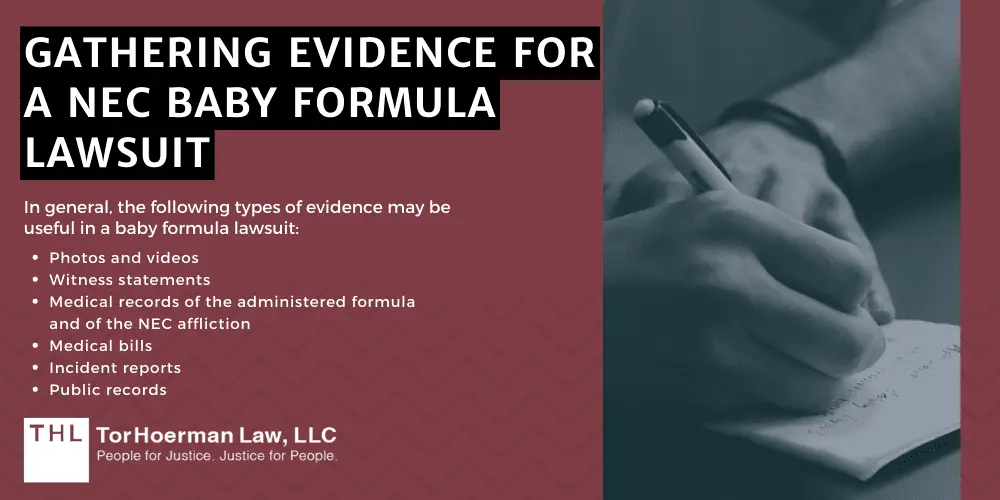 Gathering Evidence for a NEC Baby Formula Lawsuit