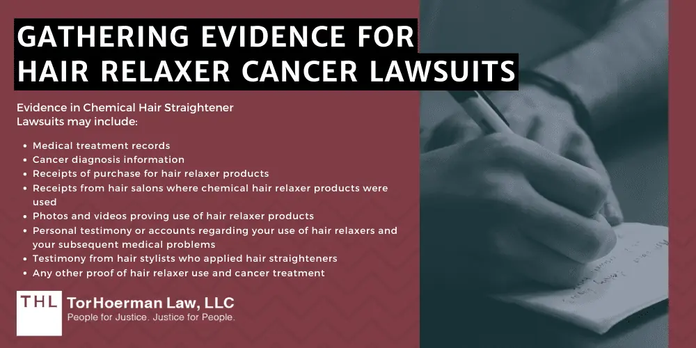 Gathering Evidence for Hair Relaxer Cancer Lawsuits; Hair Straightener Cancer Lawsuits; Hair Straightener Lawsuits; Hair Relaxer Lawsuit; Hair Relaxer Lawsuits