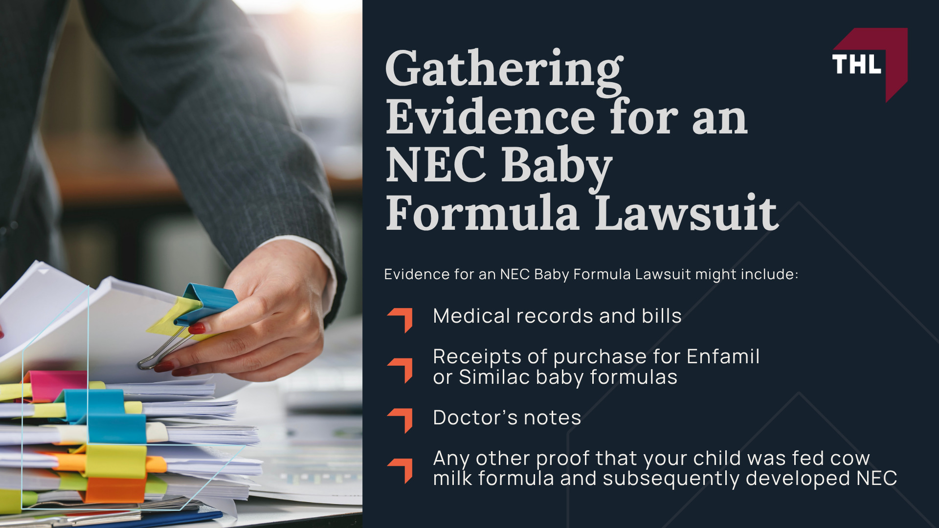 Filing an NEC Infant Formula Lawsuit; Filing an NEC Infant Formula Lawsuit; Gathering Evidence for an NEC Baby Formula Lawsuit
