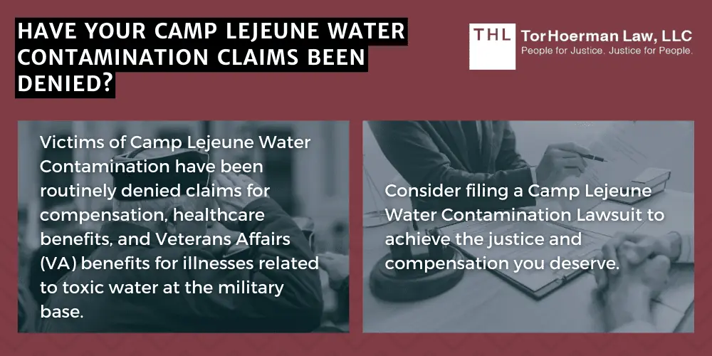 denied claims for camp lejeune water contamination