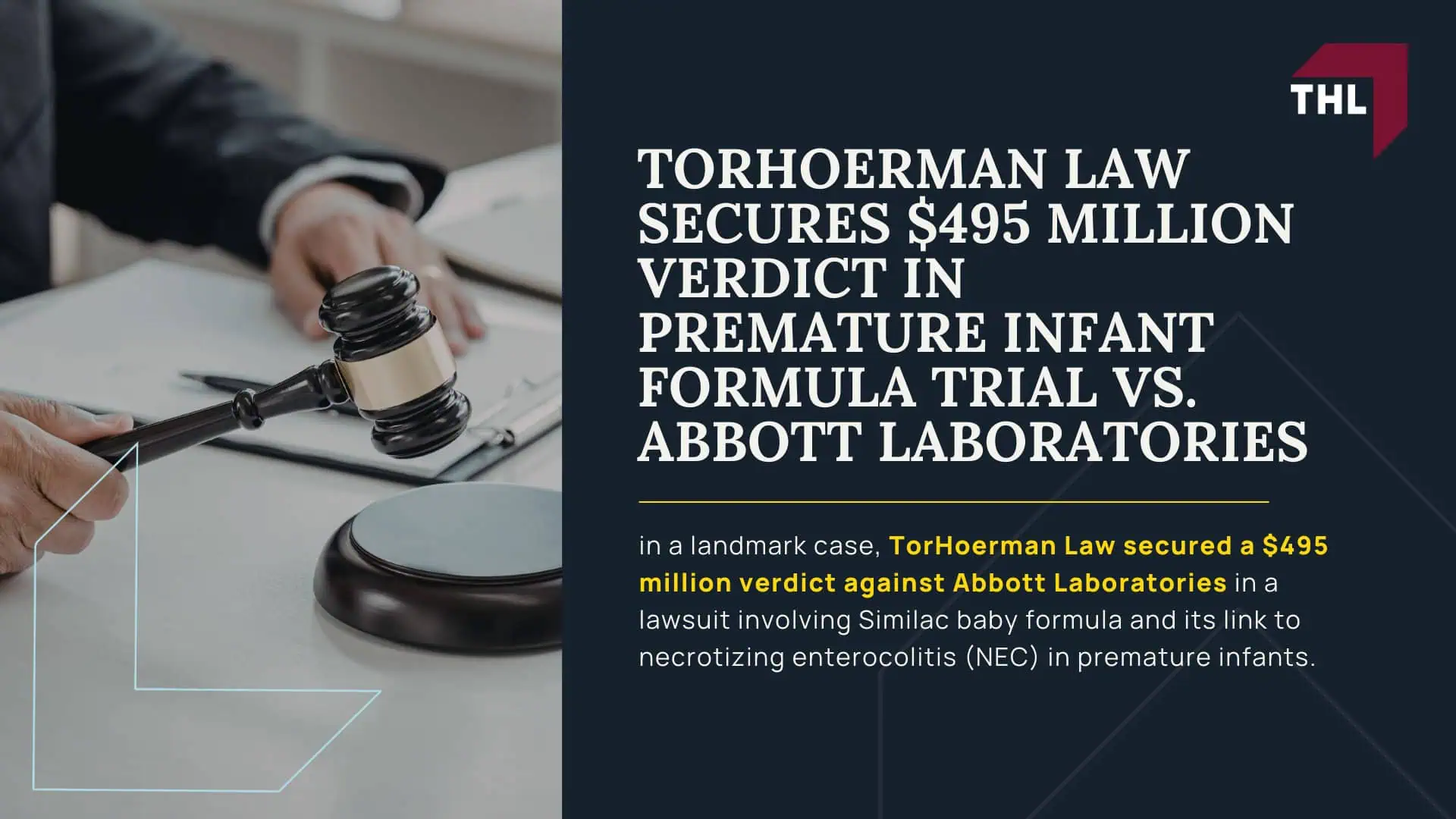 What Is Necrotizing Enterocolitis (NEC)?; The Physical Toll of NEC on Premature Babies; The Physical Toll of NEC on Premature Babies; How is Necrotizing Enterocolitis (NEC) Treated by Doctors?; Complications of Necrotizing Enterocolitis (NEC); NEC Infant Formula Lawsuit Overview; TorHoerman Law Secures $495 Million Verdict in Premature Infant Formula Trial vs. Abbott Laboratories
