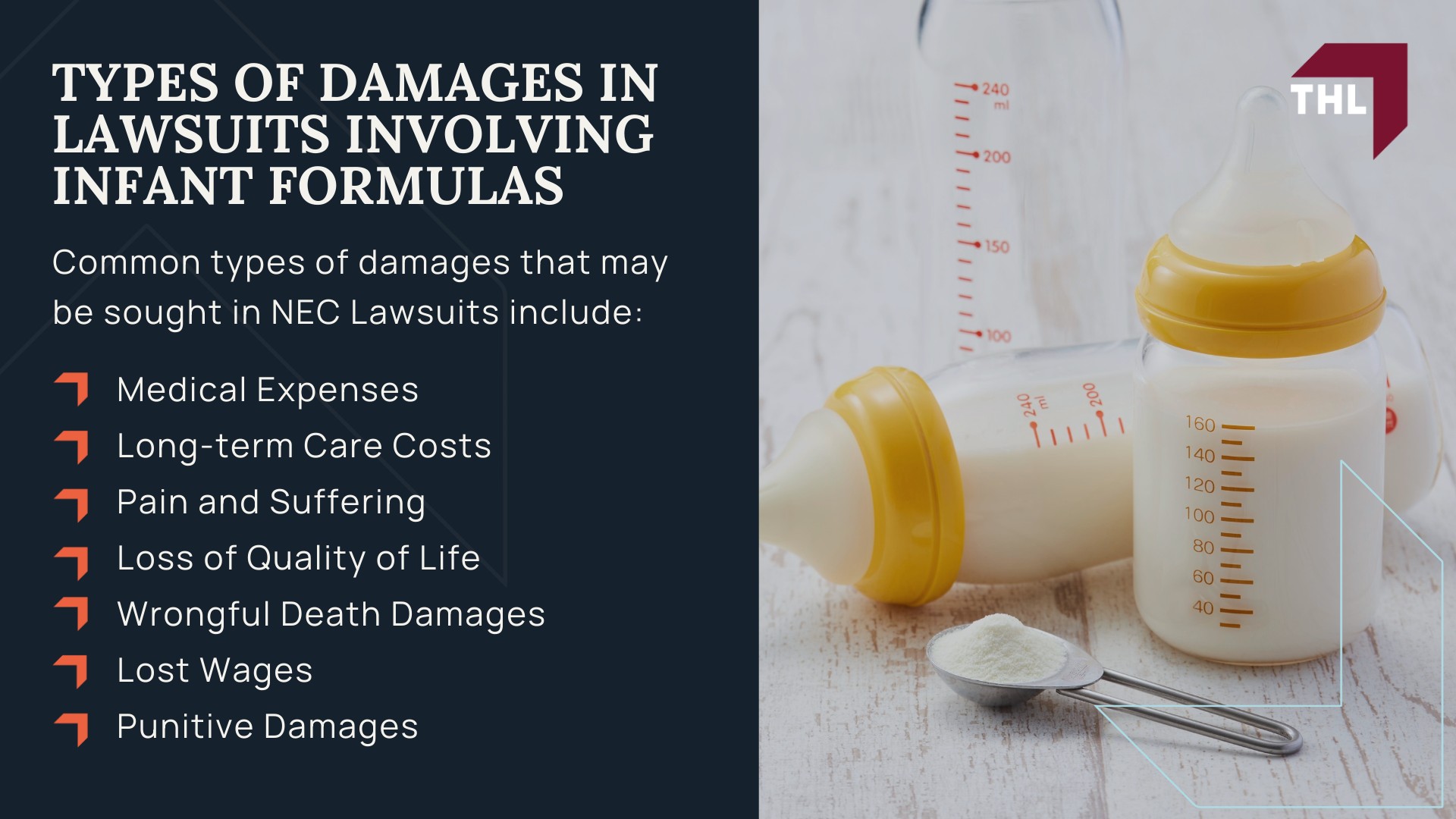 What Is Necrotizing Enterocolitis (NEC)?; The Physical Toll of NEC on Premature Babies; The Physical Toll of NEC on Premature Babies; How is Necrotizing Enterocolitis (NEC) Treated by Doctors?; Complications of Necrotizing Enterocolitis (NEC); NEC Infant Formula Lawsuit Overview; TorHoerman Law Secures $495 Million Verdict in Premature Infant Formula Trial vs. Abbott Laboratories; What Similac and Enfamil Baby Formulas are Mentioned in the NEC Lawsuits?; Do You Qualify for the NEC Baby Formula Lawsuit?; Types of Damages in Lawsuits Involving Infant Formulas