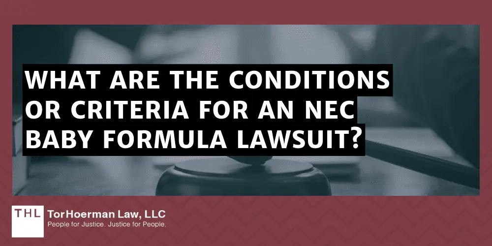 What Are the Conditions or Criteria for an NEC Baby Formula Lawsuit?