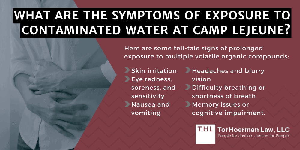 What Are the Symptoms of Exposure to Contaminated Water at Camp Lejeune?