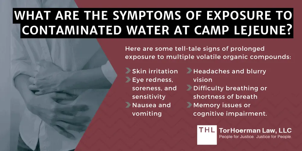 What Are the Symptoms of Exposure to Contaminated Water at Camp Lejeune?