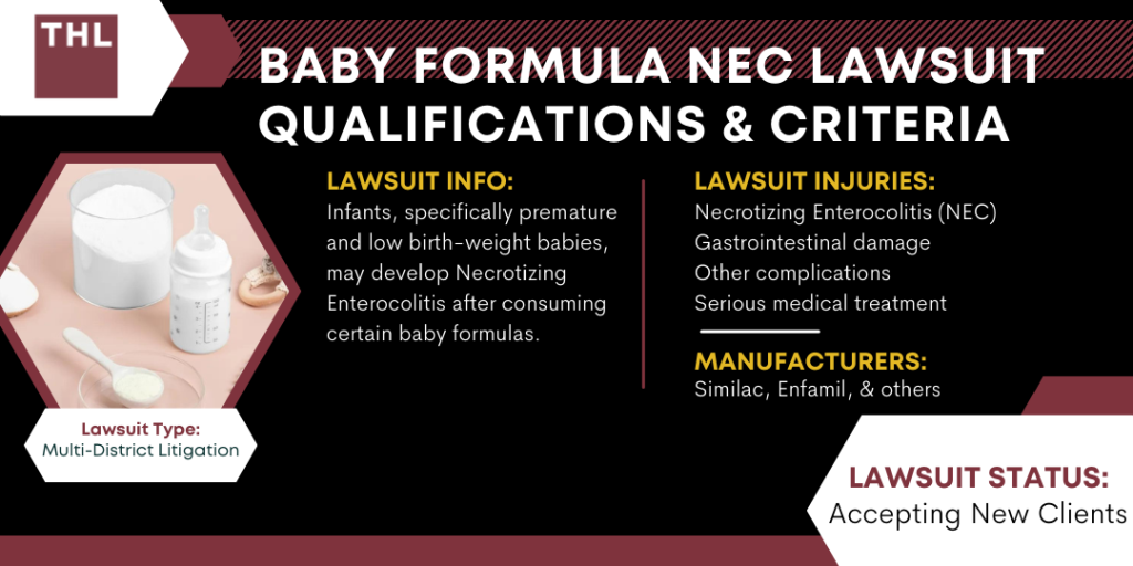 The Baby Formula NEC Lawsuit Qualifications & Criteria - Abbott Mead Johnson Baby Formula Lawsuit