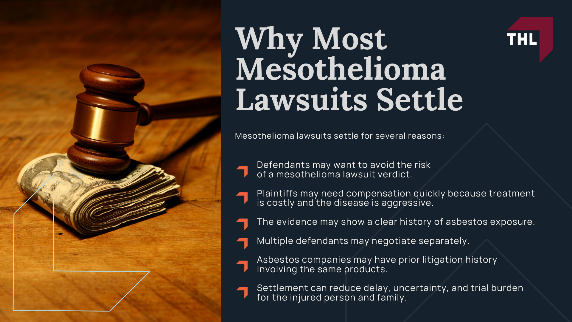 What is Mesothelioma; What Is Malignant Mesothelioma; Mesothelioma Symptoms; Asbestos Exposure & Mesothelioma; Banned Products Containing Asbestos; Jobs At Risk Of Asbestos Exposure And Mesothelioma; Mesothelioma Compensation_ Am I Entitled to Financial Compensation for my Mesothelioma Diagnosis; Filing a Mesothelioma Lawsuit; Mesothelioma Lawsuit Process; Who Can Be Held Liable in a Mesothelioma Lawsuit; Gathering Evidence for Mesothelioma or Asbestos Lawsuits; Assessing Damages in Mesothelioma Lawsuits; Submitting a Claim To the Asbestos Trust Fund; Why Most Mesothelioma Lawsuits Settle