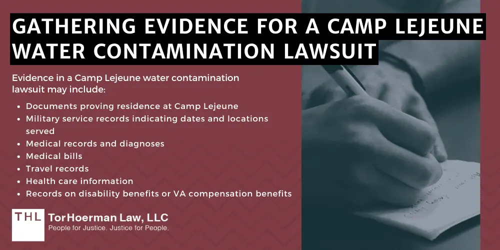 Gathering Evidence For A Camp Lejeune Water Contamination Lawsuit