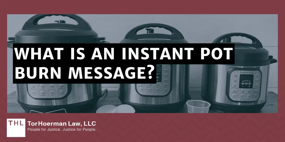 What is an Instant Pot Burn Message?