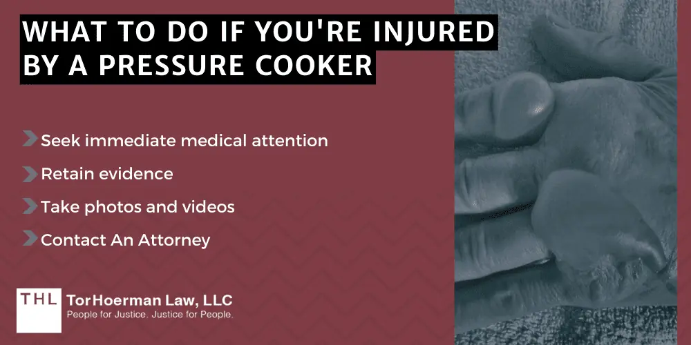 What To Do if You're Injured by a Pressure Cooker