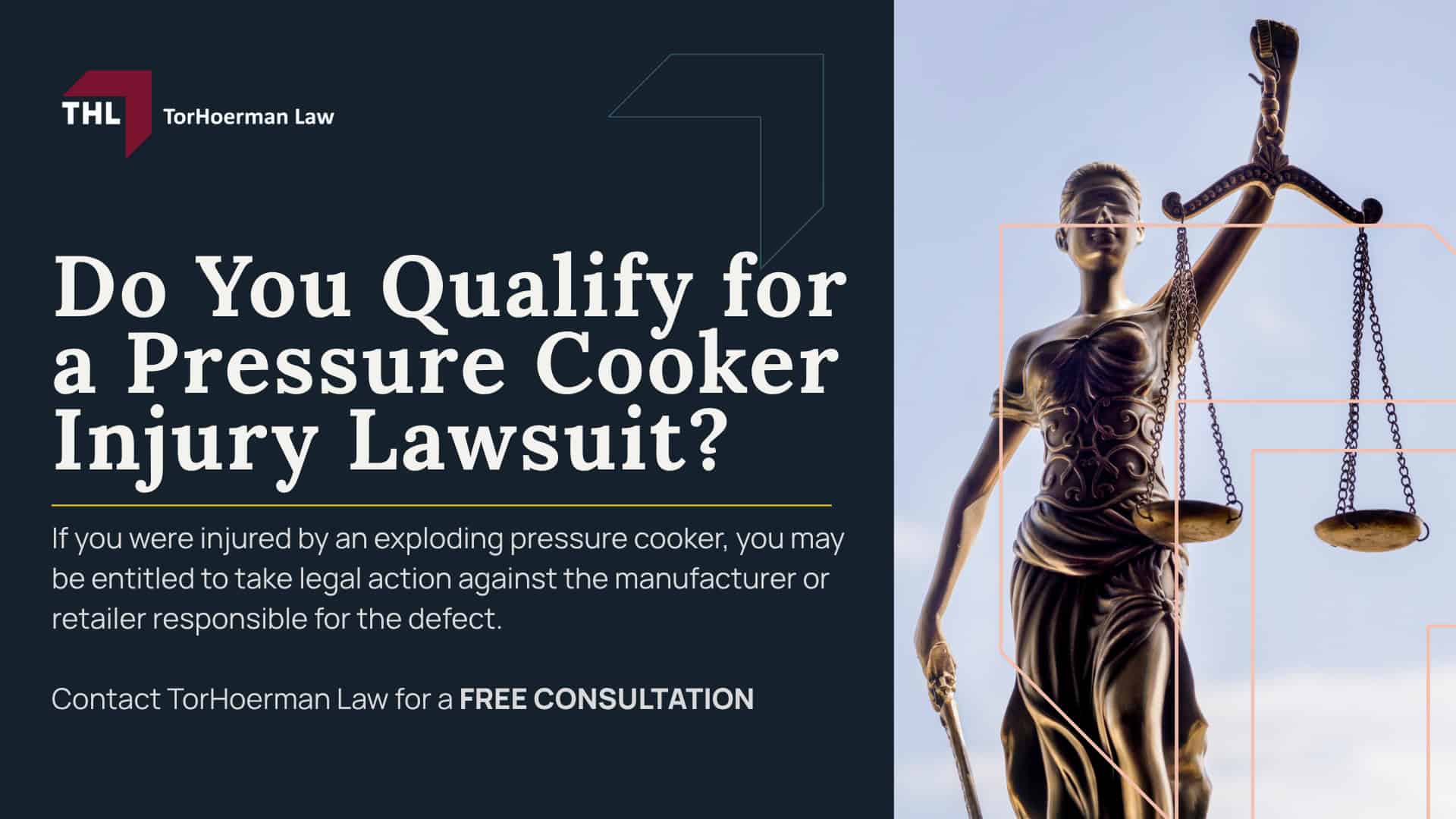 What Is the Pressure Cooker Explosion Lawsuit; Why Pressure Cookers Explode_ Common Defects and Safety Failures; Common Pressure Cooker Explosion Injuries - torhoerman law; Pressure Cooker Explosion Lawsuit - Do You Qualify for a Pressure Cooker Injury Lawsuit_ - torhoerman law