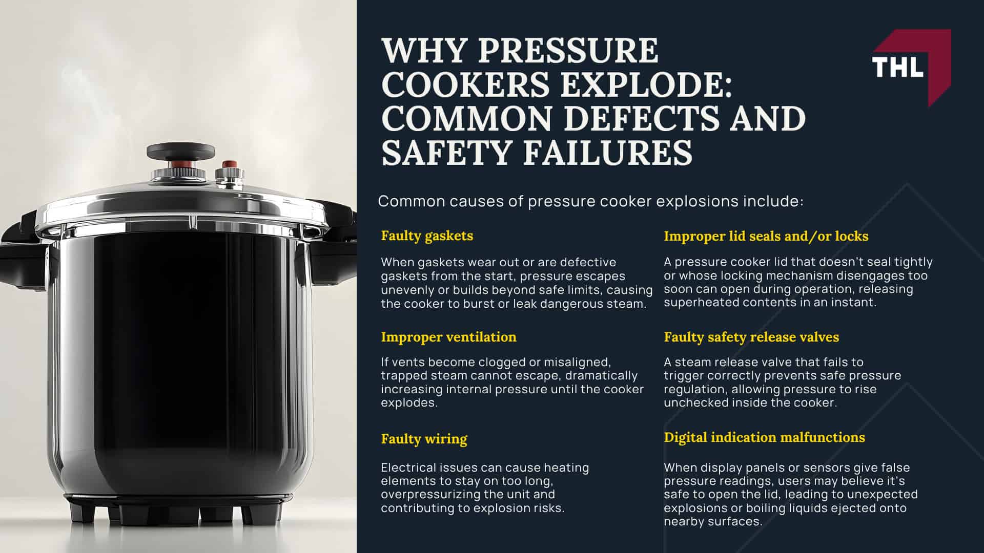 What Is the Pressure Cooker Explosion Lawsuit; Why Pressure Cookers Explode_ Common Defects and Safety Failures