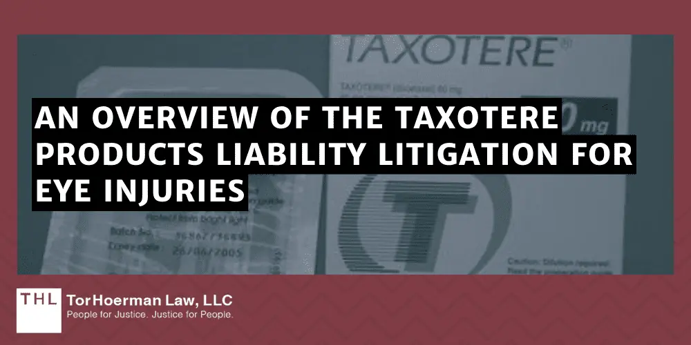 Taxotere Lawsuit Settlement Amounts and Payouts; Taxotere Lawsuit Settlement Amounts; Taxotere Lawsuits; Taxotere Lawyers; Taxotere Vision Loss Lawsuits; Taxotere Eye Injury Lawsuit; Taxotere Hair Loss Lawsuits; Taxotere Eye Injury MDL; Average Taxotere Lawsuit Settlement Amount Projections; Factors That Might Affect Your Taxotere Lawsuit Settlement Payout Amount; An Overview Of The Taxotere Products Liability Litigation For Eye Injuries