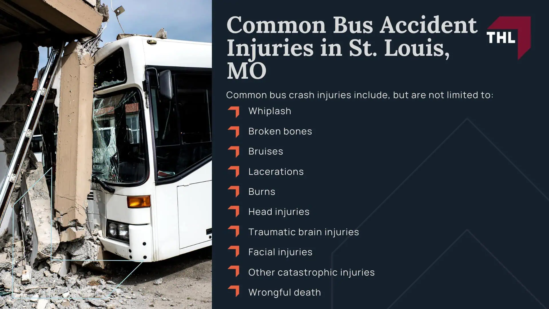 St. Louis Public Transportation Accidents;  Do You Qualify for a Public Transportation or Bus Accident Lawsuit; Common Bus Accident Injuries in St. Louis, MO