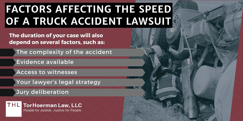 The Ultimate Truck Accident Lawsuit Guide Tips and Strategies; How Long Will Your Truck Accident Lawsuit Take; Factors Affecting the Speed of a Truck Accident Lawsuit